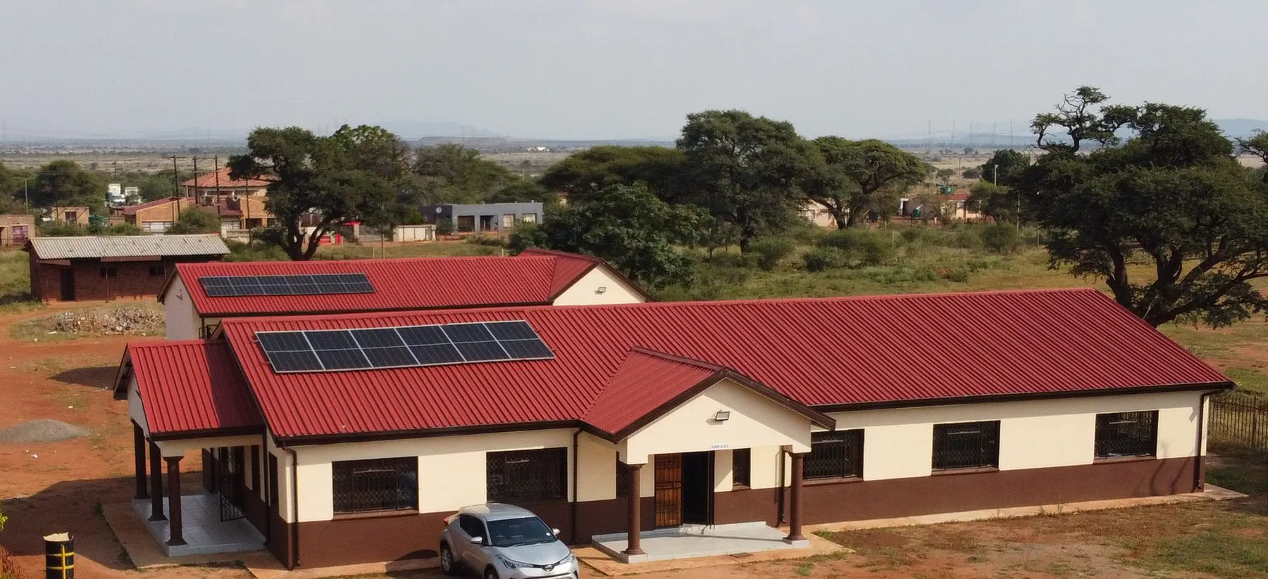 The newly built Grade R block and administration building at Mantserre Primary School